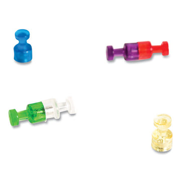 U Brands Magnetic Push Pins, Assorted, 0.75", 6-pack freeshipping - TVN Wholesale